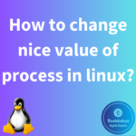 nice value in linux