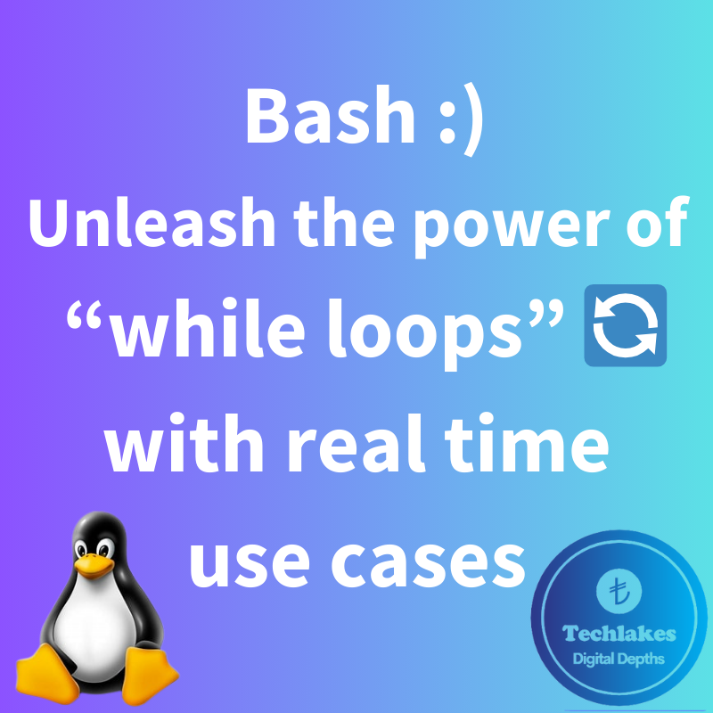 while loops in linux